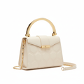 Classic Structured Handbag on white background